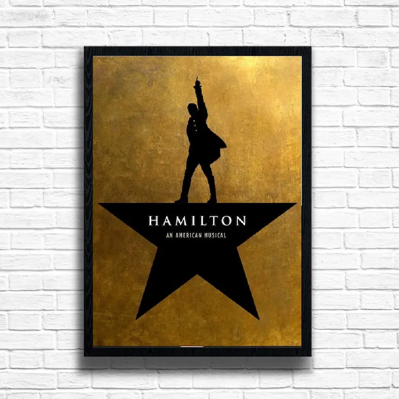 Hamilton Musical Poster Print - Vibrant Wall Art for Fans - Home Wall Decor Gift
