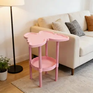 Side Table, Creative Butterfly Side Table, Colorful Simple Small Desk, Living Room Sofa Side Table, Bedroom Bedside Table, Lightweight Easy Move, Home Storage Essential, Modern Sofa Table