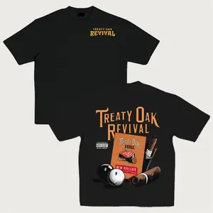 Treaty Oak Revival Band Graphic Tee - Premium Breathable Cotton T-Shirt - Sweat-Free Summer Casual Top - Unisex Band Inspired Design - Perfect Country Concert Outfit