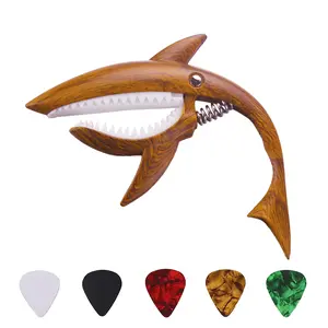 Guitar Capo，Shark Capo for Acoustic and Electric Guitar, Zinc Alloy，Guitar Accessories