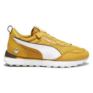 PUMA Mens Bmw M Motorsport Rider Fv Lace Up Sneakers Shoes Casual - Yellow