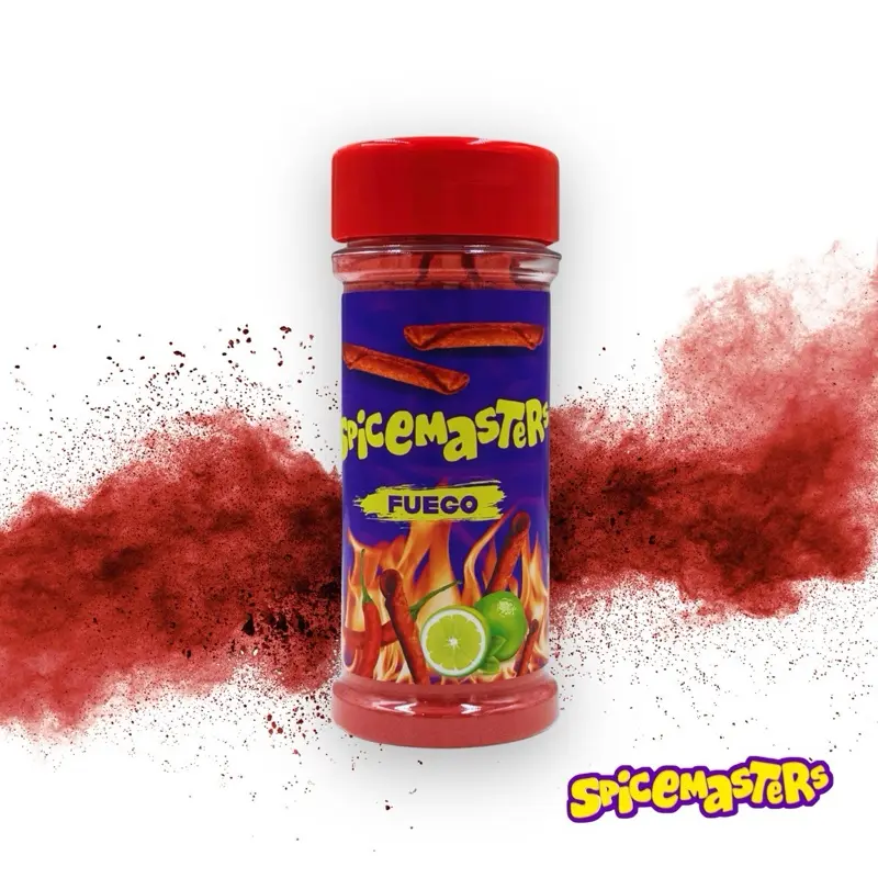 SPICEMASTERS Fuego – Mexican Chili Seasoning Powder for Snacks, Fruits & Meals SPICEMASTERS Fuego – Mexican Chili Seasoning Powder for Snacks, Fruits & Meals