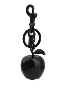 Creative Apple Shaped Alloy Keychain for Bags, Bag Charm Keychain, Stylish Keyring, Cute Minimalist Design Keychain for Women & Men, Trendy All-match Exquisite Pendant Keychain for Birthday Gift, Fashion Accessories