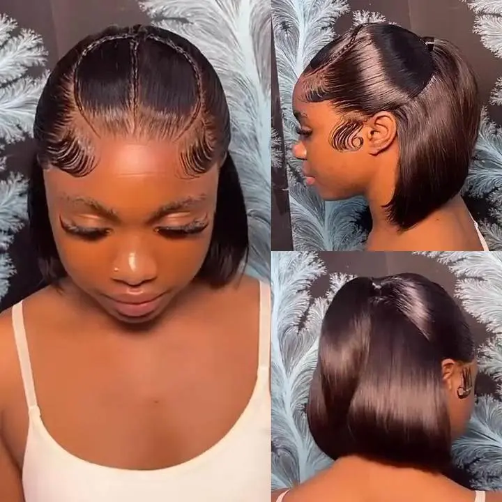 [HOT] Alipearl Hair Half Up Half Down 13x4 Lace Frontal Pre Styled Glueless Ponytail Wig Human Hair Pre Bleached Pre Cut Braided Bob Wig Beginner Friendly #SummerFinds