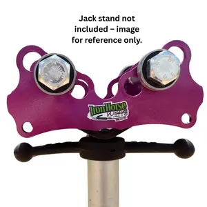 Pink Special Edition Roller Head - Fits 2-10 Inch Pipes, Compatible with Summer Jacks, Durable Adjustable Welding Tool Pipe Support