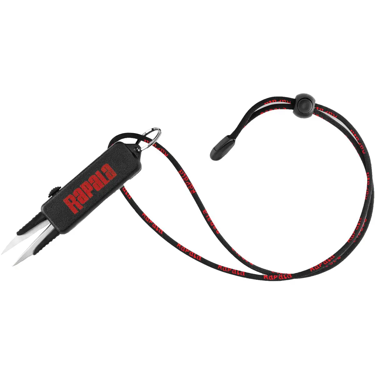 Rapala EZ Stow Heavy Duty Scissors - Hand Tool with Retractable Lanyard for Cutting Fishing Line, Braided Line Cut