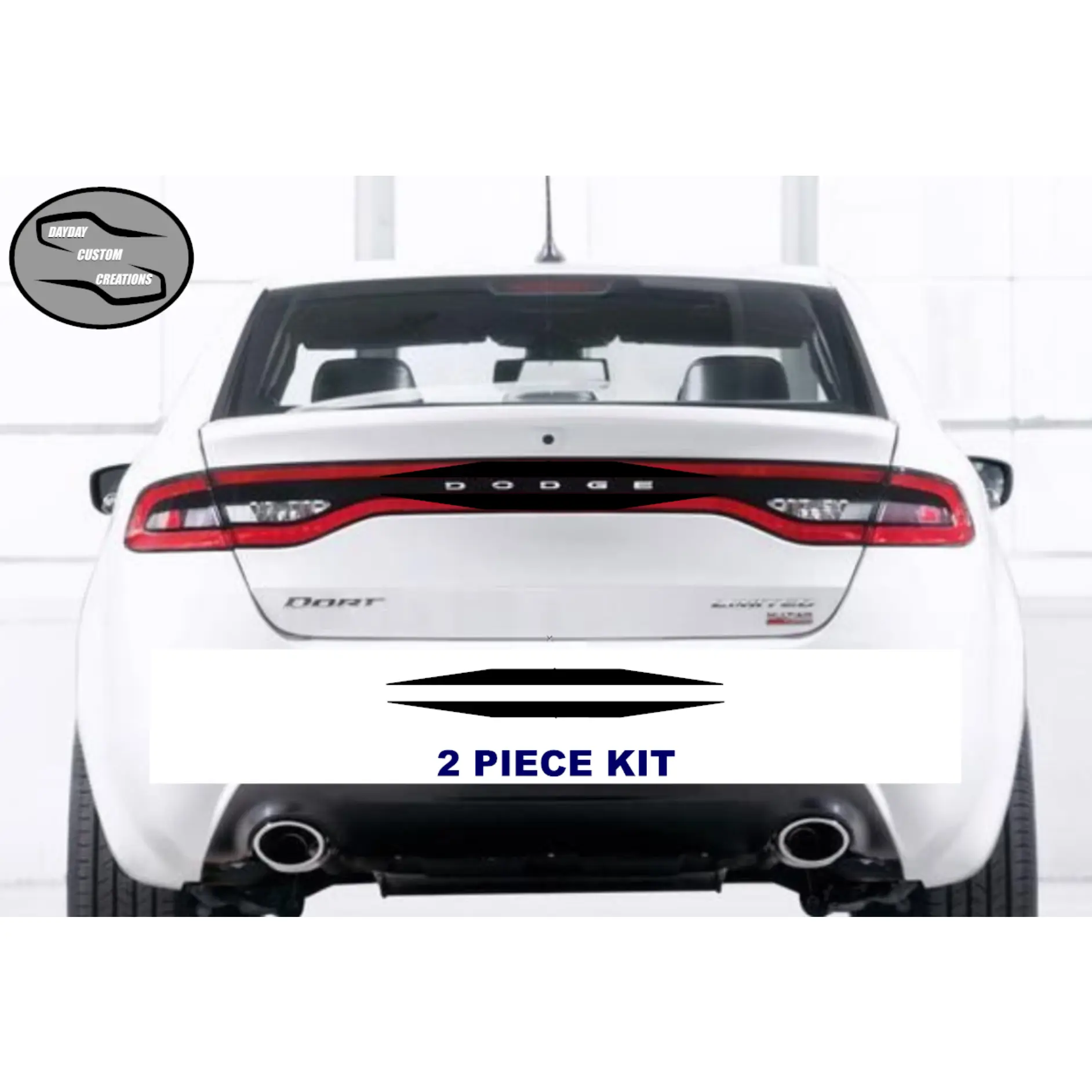13-16 Dodge Dart Taillight Decal Design 1