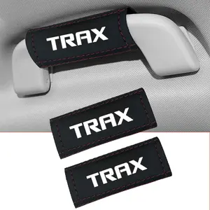 2pcs For Chevrolet Trax PU Leather Car Interior Seat Cover Accessories, Car Handle Protection Cover Accessories, Car Interior Accessory