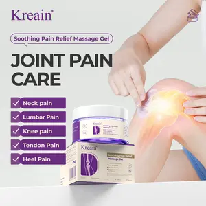 Kreain 12【Free Quantity Matches Your Purchase!】 Rapid Relief Muscle Therapy Gel – Soothes knees, lumbar, neck, hands, and feet; contains boswellia, glucosamine, and collagen
