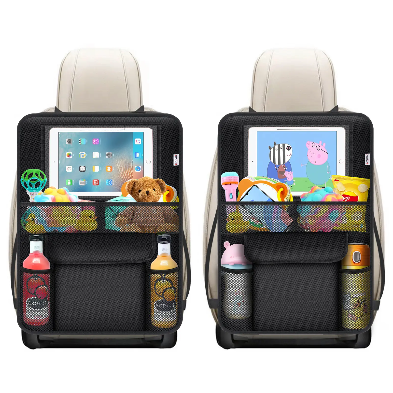 Kick Mats Back Seat Protector, Waterproof Oxford Seat Back Protector, Car Seat Back Protector for Kids, Back of Seat Protector for Kids Feet Car Seat