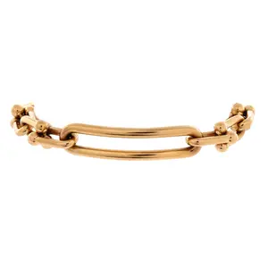 Pre-owned Tiffany & Co. Hardwear Elongated Link Bracelet 18K Yellow Gold by Rebag