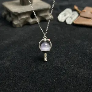 KPop Light Stick Pendant Necklace – Fan Support Jewelry, ARMY Inspired Choker, Cute Collarbone Chain Gift