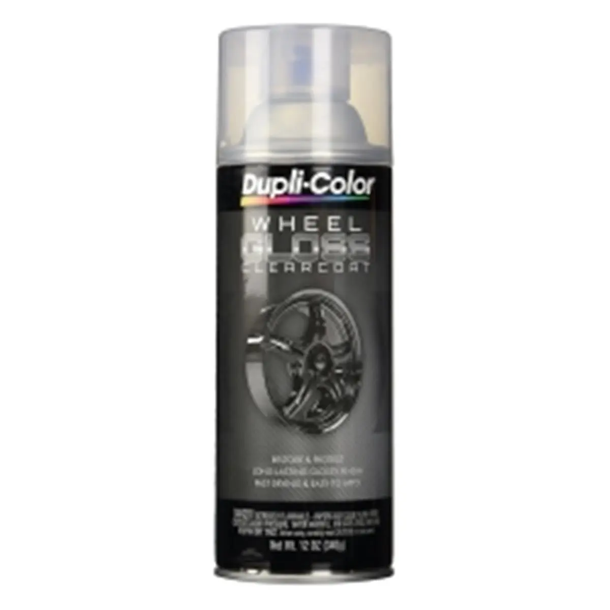 212 MAIN Duplicolor HWP103 12oz High-Performance Wheel Paint, Clear - Home Improvement Paint Supply, Acrylic Enamel, Fast Dry