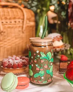 Strawberry Frog Glass