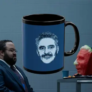 Irving B. Funeral Mug Severance AppleTV, Gifts for Him, Gifts for Nerds, TV Lovers, Coffee Drinkers