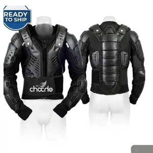 ChoCho Full Body Lightweight Ventilated Motorcycle Protection Jacket Armor Vest for Men Motocross Armor Jacket with Spine Protection Shield for Dirt Bike, MTB, ATV