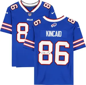 Dalton Kincaid Buffalo Bills Autographed Blue Nike Limited Jersey - Fanatics Authentic Certified