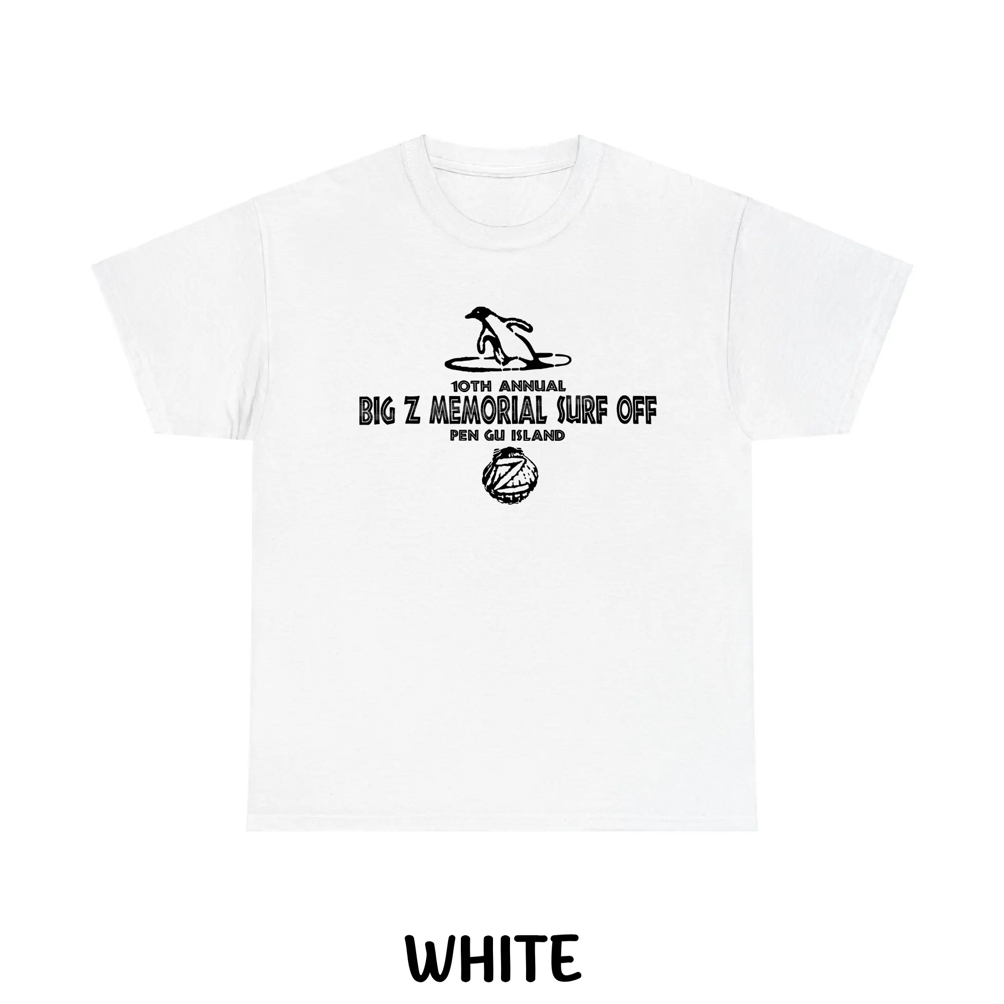 Big Z Memorial Surf Off Graphic Tee – Vintage Surfing Streetwear Unisex Crewneck T-Shirt, Trendy Casual Fitted Top, Short Sleeve Beach Surf Gift Idea