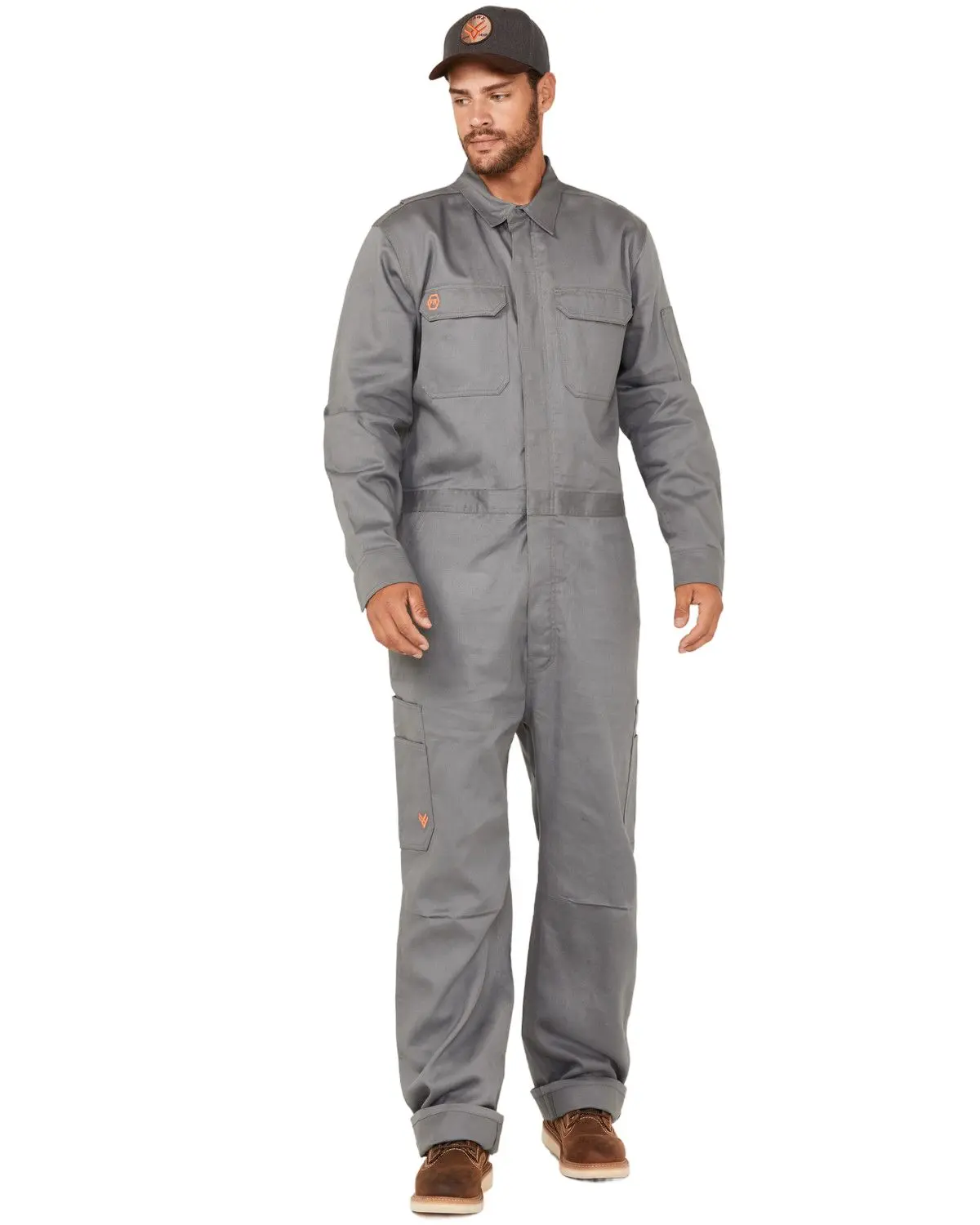Hawx Men's Fr Solid Coveralls - Hxfrfa24p24-Medgy