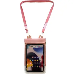 Ebook Reader Case Holder Tablet Cover Bag eReader Dry Pouch for  Kindle Paperwhite Oasis Fire 7 Nook Kobo iPad mini  Tab  Nexus Up to 8.5 (Pink)