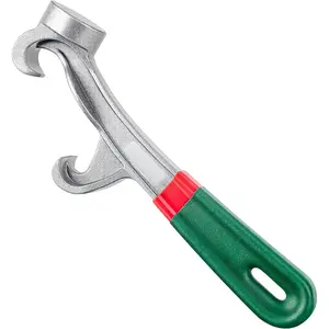 Bucket Opener Tool 5 Gallon, Upgraded   Bucket Lid Opener Wrench, 8.5 Inch Metal Can Opener with Non-slip Rubber Handle Grip, Durable Lid Pail Remover Tool for  Industrial