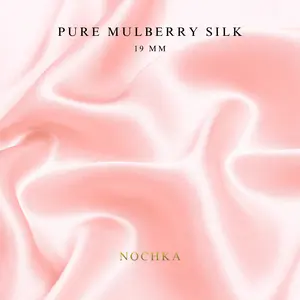 Blush 100% Pure Mulberry Silk Fabric 19mm Cut-to-Size Silk Fabric