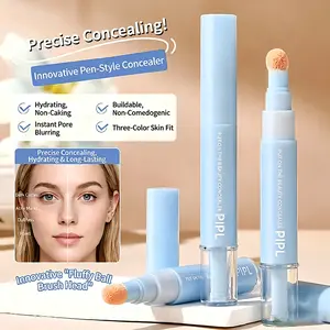 [PIPL]Dual-effect Concealer & Foundation Eye Concealer - 24-hour long-lasting, high-coverage matte finish. Korean pressed powder foundation for a flawless complexion. Covers acne marks, sculpts the nose, and nourishes the skin
