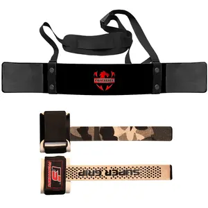 FIGHTSENSE Arm Blaster Biceps Curl Triceps Muscle Isolator with Weightlifting Straps