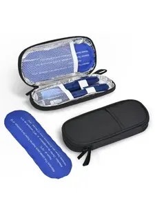 Insulin Pen Cooler, Travel Case Diabetic Medication Insulated Cool Organizer with 1 Reusable Ice Packs for Insulin Pen and Other Diabetic Supplies for The Daily Life and Trip, Travel Accessories, Travel Essentials