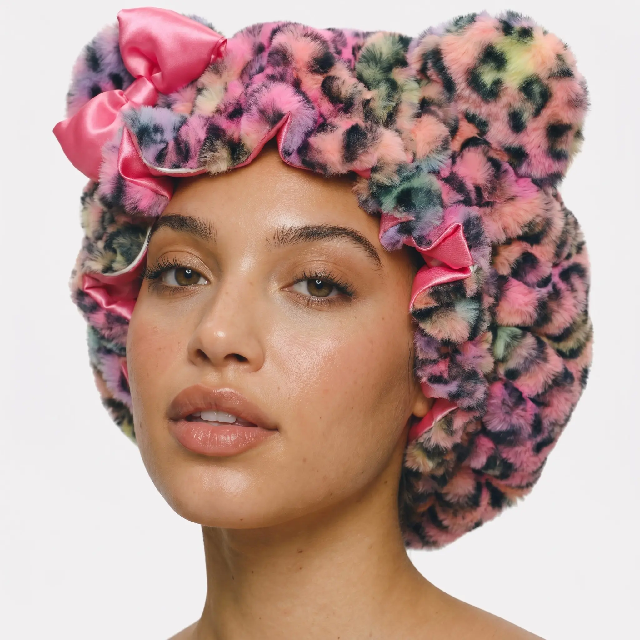 BYNK Plush Satin Bonnet – Rainbow Collection