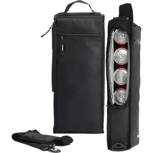 Golf Cooler Bag - Soft Sided Insulated Cooler Holds a 6 Pack of Cans or Two  Bottles