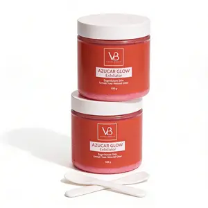 VB VBhoot Beauty Azucar Glow Exfoliant & Brightening Sugar Scrub 100g Hydrating Facial Cleanser for Smooth Skin with Natural Sugar Granules
