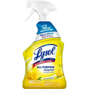 Lysol All-Purpose Cleaner, Sanitizing and Disinfecting Spray, to Clean and Deodorize, Lemon Breeze Scent, 32Oz Reckitt Benckiser