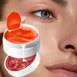Rozino Pomegranate Eye Mask 80g with Pomegranate, Jojoba Oil, Vitamin C, Moisturizing Nourishing Firming Dark Circles Daily Eye Care