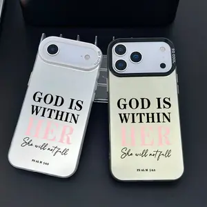 Bible Verse Psalm Pattern Shockproof Protective Case for iPhone X XR XS Xsmax 11 12 13 14 15 16 17 Pro Max Plus Air 16E Matte Cover Christian Unique holiday gifts, birthdays, girlfriends, boyfriends, friends or yourself