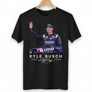 Kyle Busch Racing Graphic T Shirt, Remembering Kyle Busch Shirt, Motorsport Streetwear Casual Top, Driver Inspired Outfit, Unisex Gift For Men Women