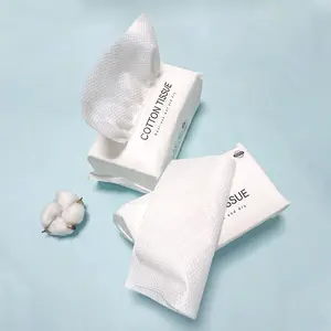 Cotton Face Tissue - Eco-Friendly & Recyclable Dual-Use Wet and Dry Tissues for Everyday Use