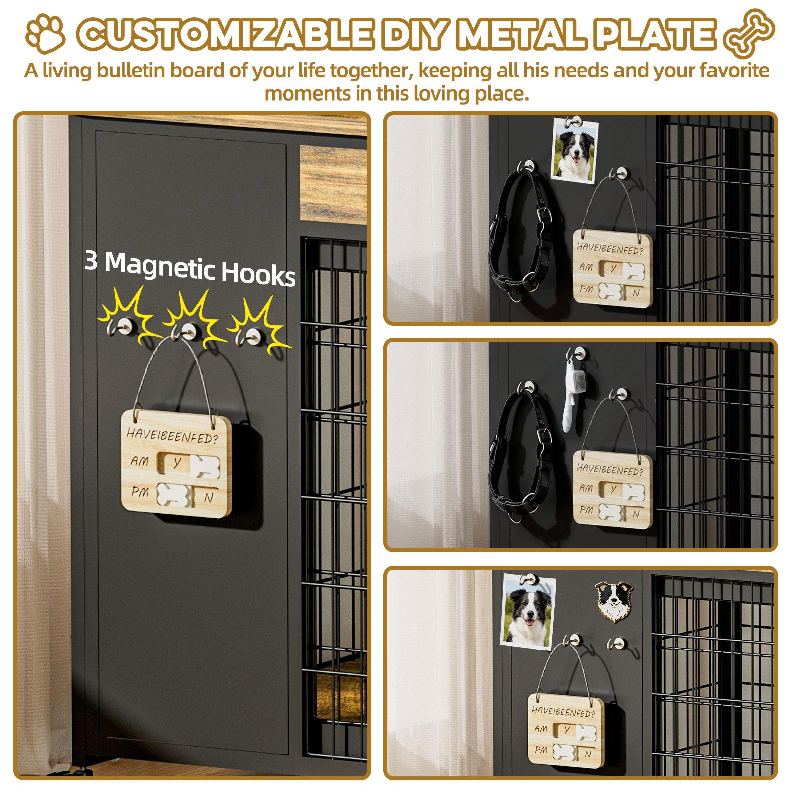 ZZWHOM Premium Double Solid Wooden Slat Dog Crate - Double Door Escape-Proof Kennel for Medium to Giant Breeds, Indoor Secure Space with Lockable Door, Non-Skid, Ventilated, Minimal Assembly Required, Durable Pet Furniture, Multiple Sizes ZZWHOM Premium Double Solid Wooden Slat Dog Crate - Double Door Escape-Proof Kennel for Medium to Giant Breeds, Indoor Secure Space with Lockable Door, Non-Skid, Ventilated, Minimal Assembly Required, Durable Pet Furniture, Multiple Sizes
