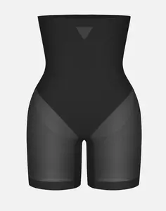 high-waisted shorts 53093 -Waisted Butt Lift & Slimming Mid-Thigh Shaper
