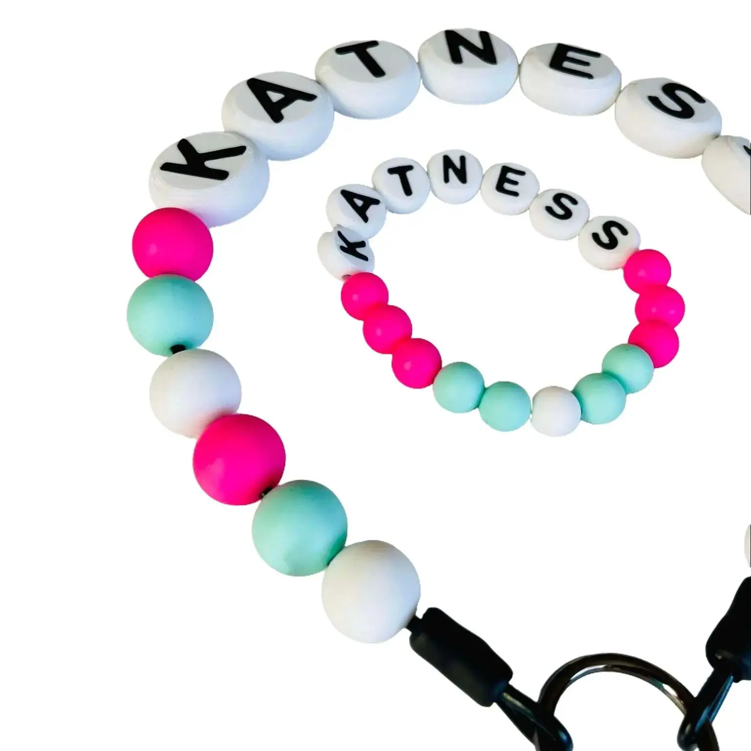 BFF Pet Collar Mermaid- Customize with your Pets name! Includes matching bracelet!