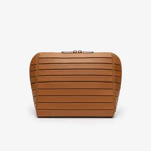 Waterproof Foldable Travel Makeup Bag for Women – Large Capacity Open-Flat Organizer with Multi Pockets |   Toiletry Case for Skincare, Cosmetics & Weekend Getaway Essentials