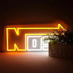 NOS Neon Sign, LED Arrow Drink Monster Drink Neon Light Party Restaurant Club Art Wall Decor Garage Halloween Festival Gift