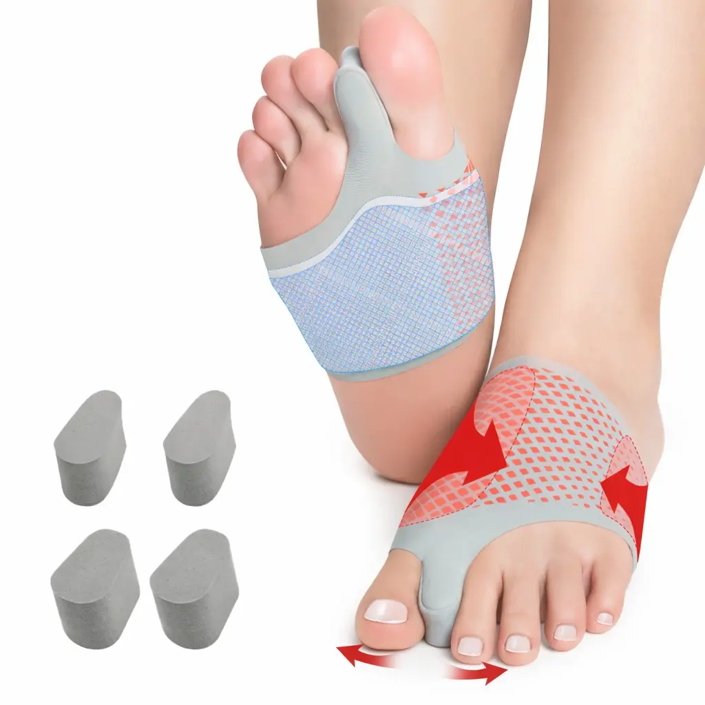 2 PC Toe Separator Set, Pedicure Tools DIY Pedicure Foot Care Nail Care Ideal for Day and Night Use, Durable Design for Long-Term Comfort, Easy Replacement for Daily Wear