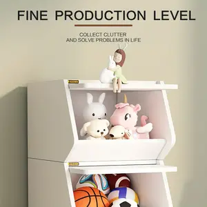 New 1/2/3pcs Stackable Storage Box With Drawers Small Modern Storage Bookcase Bin Space Saving Closet Organizer And Nightstand Wood Display Box For Bedroom And Livingroom White Waterproof Wooden