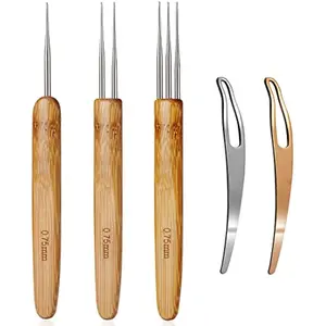 Dreadlock Crochet Hook for Hair, Loc Needle for Dreads, Dreadlocks Crochet Needle, Interlocking Tool for locs, Braid Craft(0.75mm)