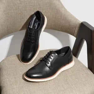Summervibes Brown Dress Shoes  for Men Formal Lace Up Casual Dress Shoes for Men Oxfords Shoes Boy Footwear doc marten  oxfords