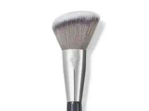 BK A507 Angie Hot & Flashy Angled Blush Brush - Soft Luxurious Oval Design for Mature Skin Application Cream Powder Makeup Tool