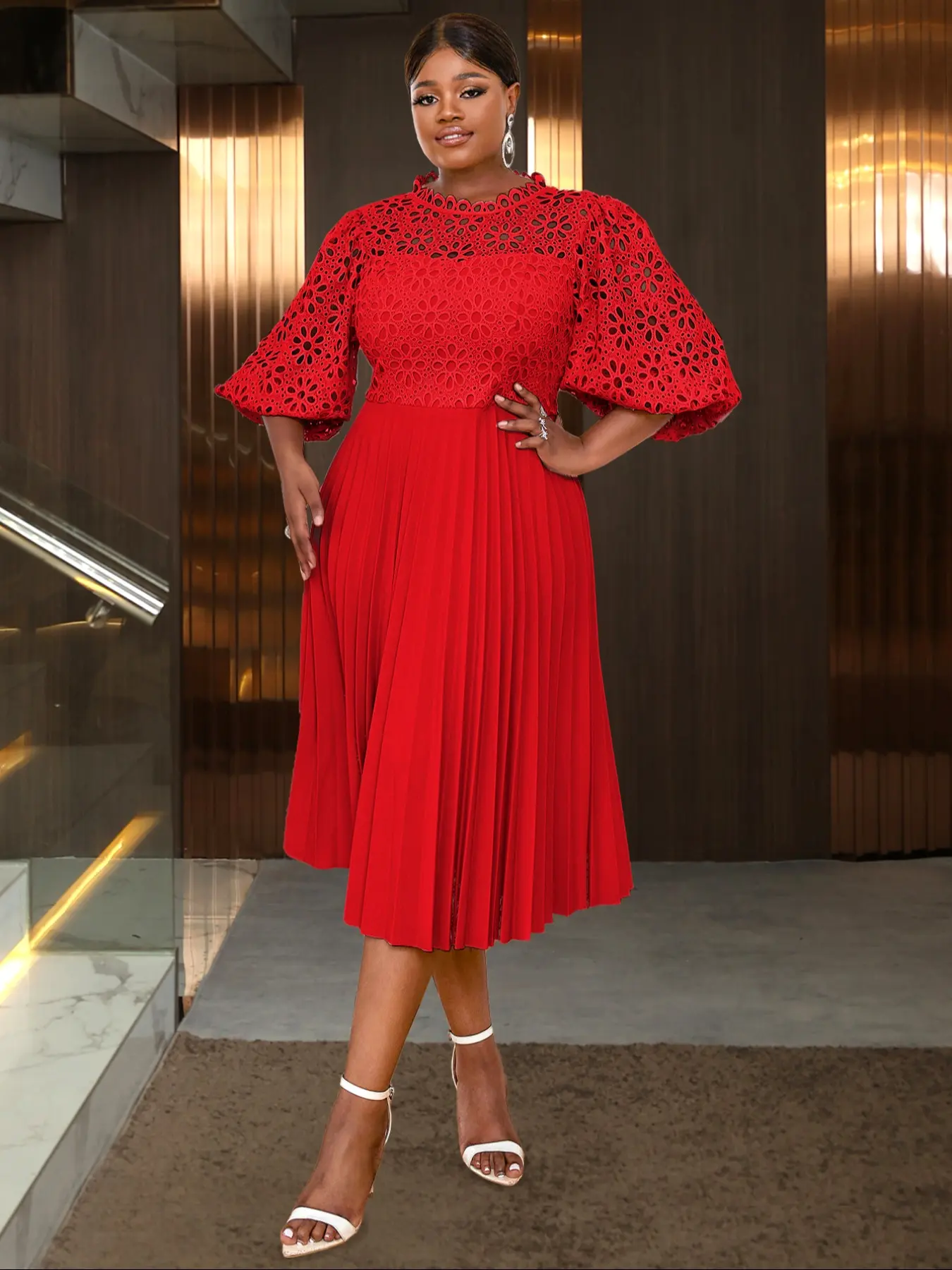 red church dress - TikTok Shop