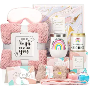 Get Well Soon Gifts for Women, Inspirational Birthday Gifts for Women, Self Care Package Get Well  Baskets for  After , Sympathy Thinking of you Gifts, Feel  Cancer Care Gifts