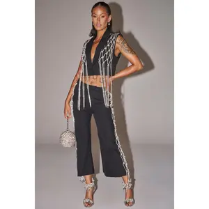 NINA RHINESTONE CULOTTES